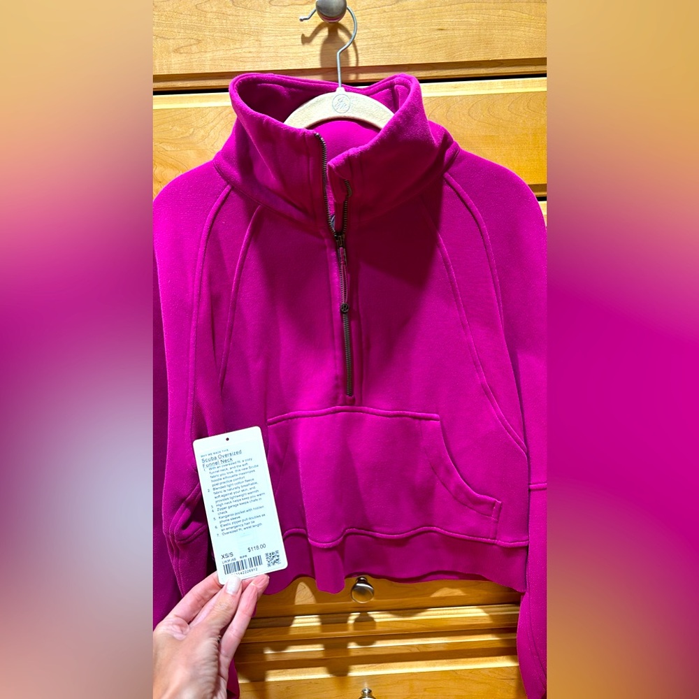 Lululemon oversized funnel neck xs/s